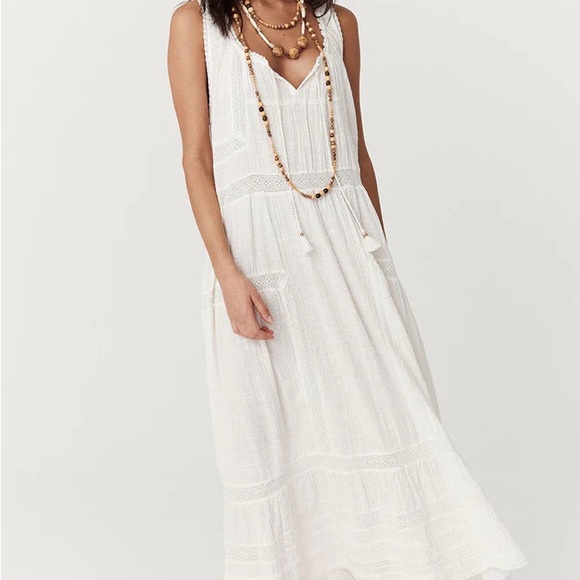 SPELL SERENDIPITY LACE SUNDRESS WHITE - XL - Picture 1 of 6